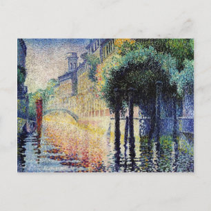 Henri-Edmond Cross- Rio San Trovaso, Venice Postcard