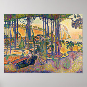 Henri-Edmond Cross - The Evening Air, Art, c1893 Poster