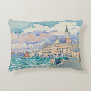 Henri-Edmond Cross - Venice, 1903 Decorative Cushion