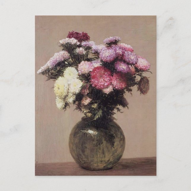 Henri Fantin-Latour- Daisies Postcard (Front)
