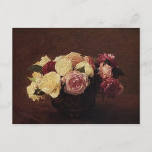 Henri Fantin-Latour- Roses Postcard