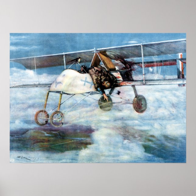 Henri Farré Captain Fequant Returns On His Shield Poster (Front)