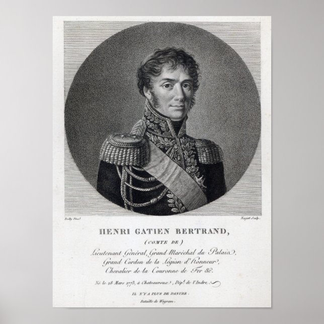 Henri Gatien Bertrand Poster (Front)