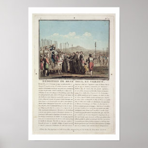 Henri II (1519-59) receives the keys of Metz, Toul Poster