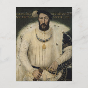 Henri II , King of France, 1555 Postcard