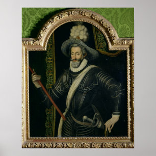 Henri IV  King of France and Navarre, c.1595 Poster