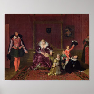 Henri IV  King of France and Navarre Playing Poster