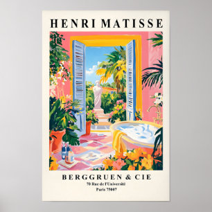 Henri Matisse Aesthetic Bathroom Wall Art, Dopamin Poster