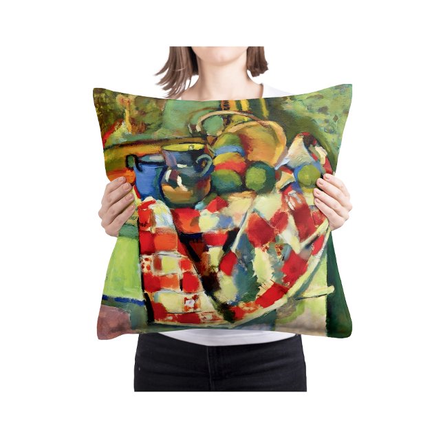 Henri Matisse Checked Tablecloth, Colourful Cottag Cushion (Creator Uploaded)