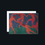 Henri Matisse Dance Painting Post Impressionist Card<br><div class="desc">This design,  which has a modern,  stylish and attractive appearance,  will immediately attract the attention of everyone around you.</div>