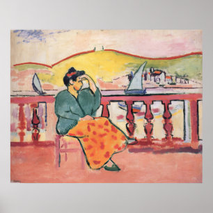 Henri Matisse - Lady on a Terrace - 1907 Poster