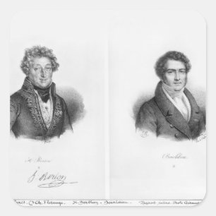 Henri Montan Berton  and Francois Adrien Square Sticker