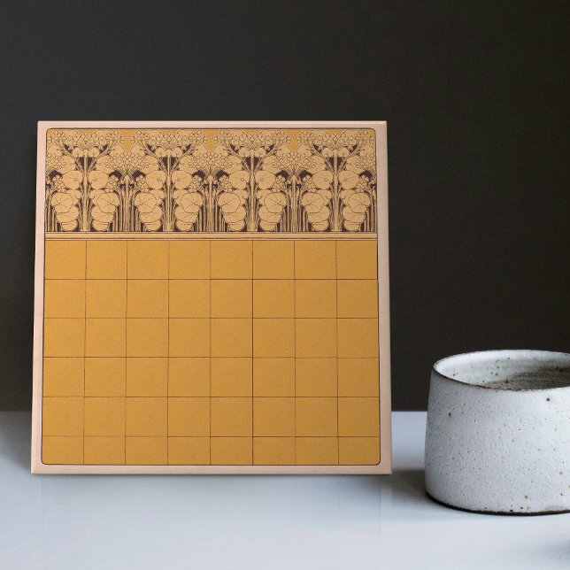 Henri Privat-Livemont Wall Decor Art Nouveau Tile (Creator Uploaded)