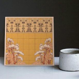Henri Privat-Livemont Wall Decor Art Nouveau Tile