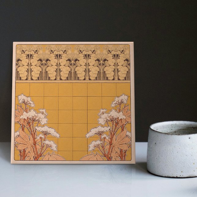 Henri Privat-Livemont Wall Decor Art Nouveau Tile (Creator Uploaded)