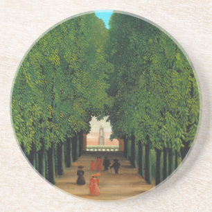 Henri Rousseau, Avenue in the Park at Saint Cloud Coaster