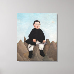Henri Rousseau - Boy on the Rocks Canvas Print