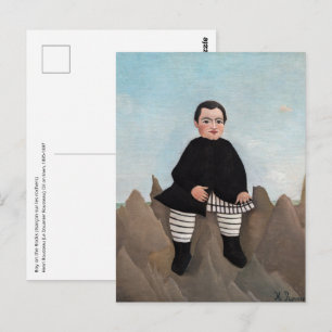 Henri Rousseau - Boy on the Rocks Postcard