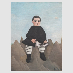 Henri Rousseau - Boy on the Rocks Tissue Paper