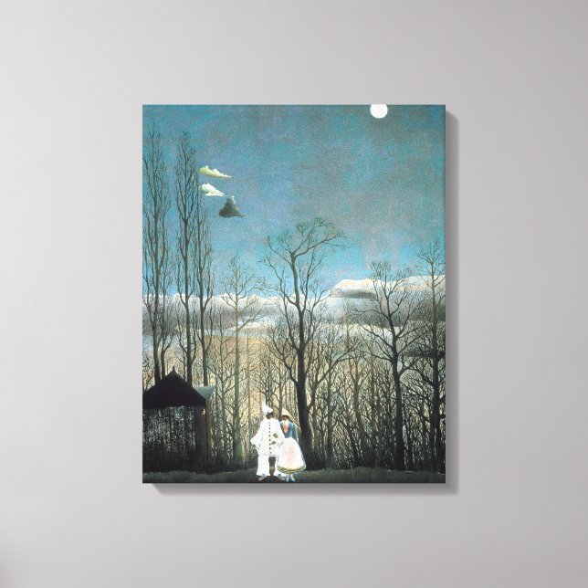 Henri Rousseau Carnival Evening Canvas Print (Front)