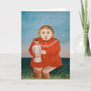 Henri Rousseau - Child with a Doll Card