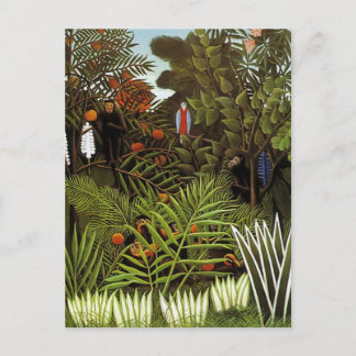 Henri Rousseau - Jungle Landscape Postcard