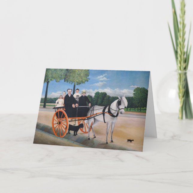 Henri Rousseau - La Carriole du pere Junier Card (Front)