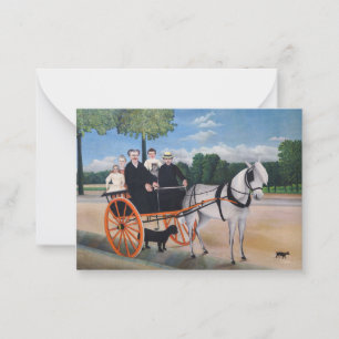 Henri Rousseau - La Carriole du pere Junier Card