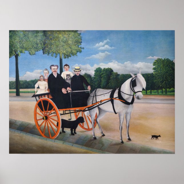 Henri Rousseau - La Carriole du pere Junier Poster (Front)