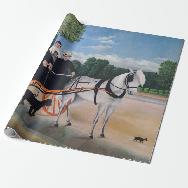 Henri Rousseau - La Carriole du pere Junier Wrapping Paper (Unrolled)