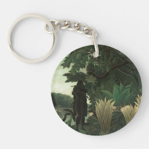 Henri rousseau La Encantadora de Serpientes Key Ring