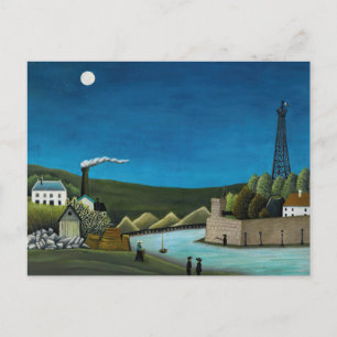Henri Rousseau - La Seine A Suresnes Postcard