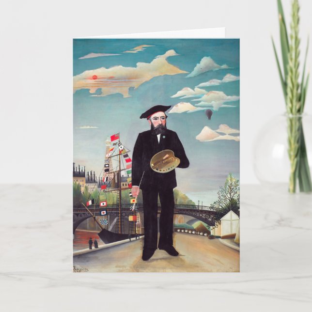 Henri Rousseau - Myself Portrait-Landscape Card (Front)