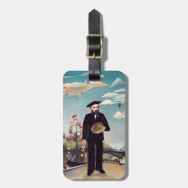Henri Rousseau - Myself Portrait-Landscape Luggage Tag (Front Vertical)