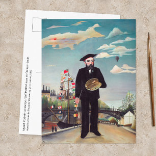 Henri Rousseau - Myself Portrait-Landscape Postcard