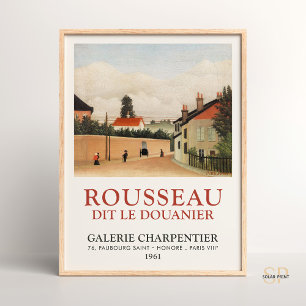 Henri Rousseau Outskirts of Paris Art Print