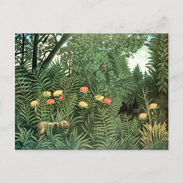 Henri Rousseau Painting Postcard (Front)