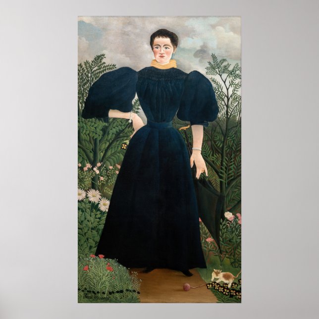 Henri Rousseau - Portrait of Madame M. Poster (Front)