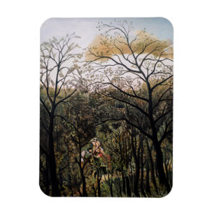 Henri Rousseau - Rendezvous in the Forest Magnet