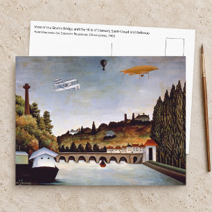 Henri Rousseau - Sevres bridge & hills of Clamart Postcard