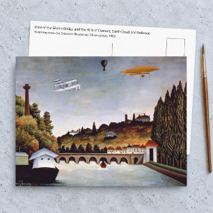 Henri Rousseau - Sevres bridge & hills of Clamart Postcard