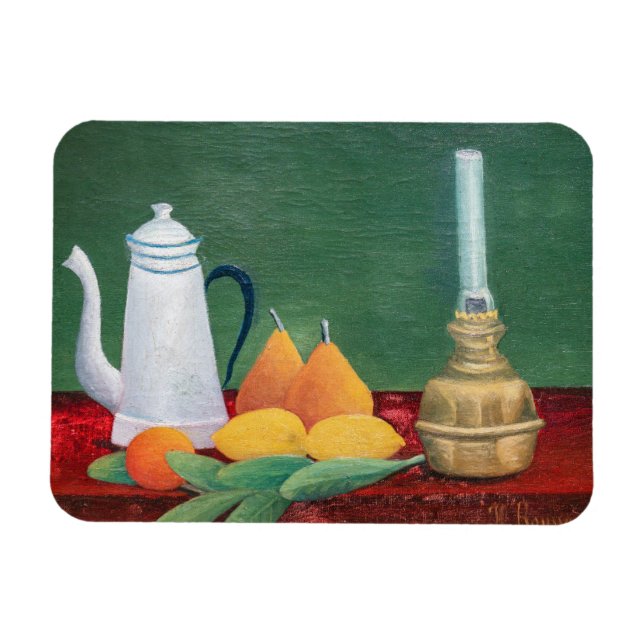 Henri Rousseau - Still Life with Coffee Pot Magnet (Horizontal)