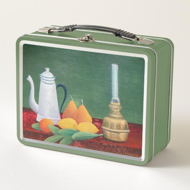 Henri Rousseau - Still Life with Coffee Pot Metal Lunch Box (Front)