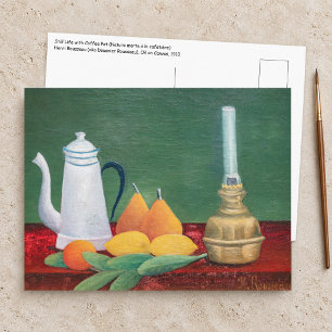 Henri Rousseau - Still Life with Coffee Pot Postcard