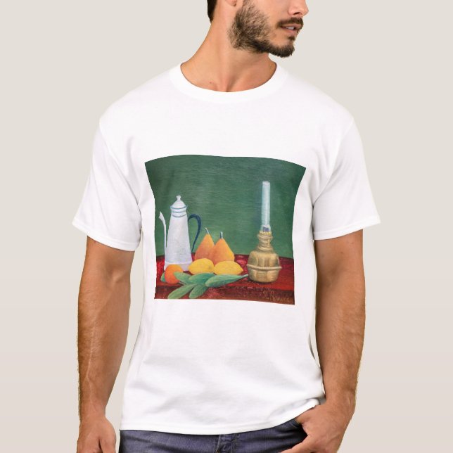 Henri Rousseau - Still Life with Coffee Pot T-Shirt (Front)