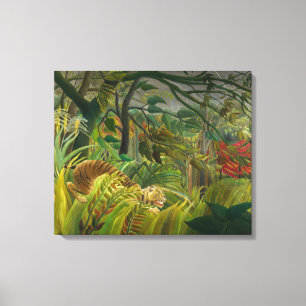 Henri Rousseau - Surprised! Canvas Print