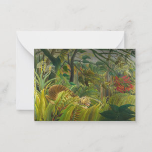 Henri Rousseau - Surprised! Card
