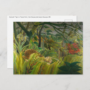 Henri Rousseau - Surprised! Postcard
