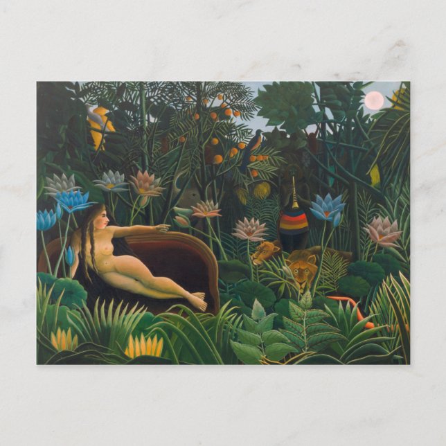 Henri Rousseau The Dream CC0691 Naïvist Postcard (Front)
