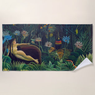 Henri Rousseau - The Dream / Le Reve Beach Towel